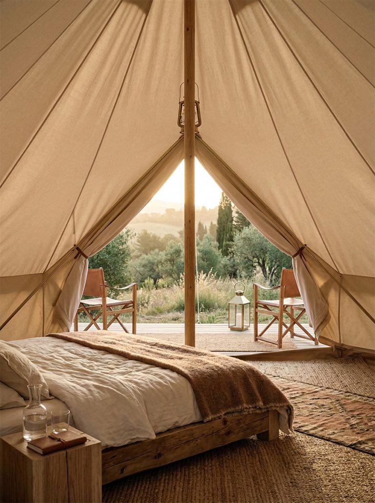 Bedouin glamping interno