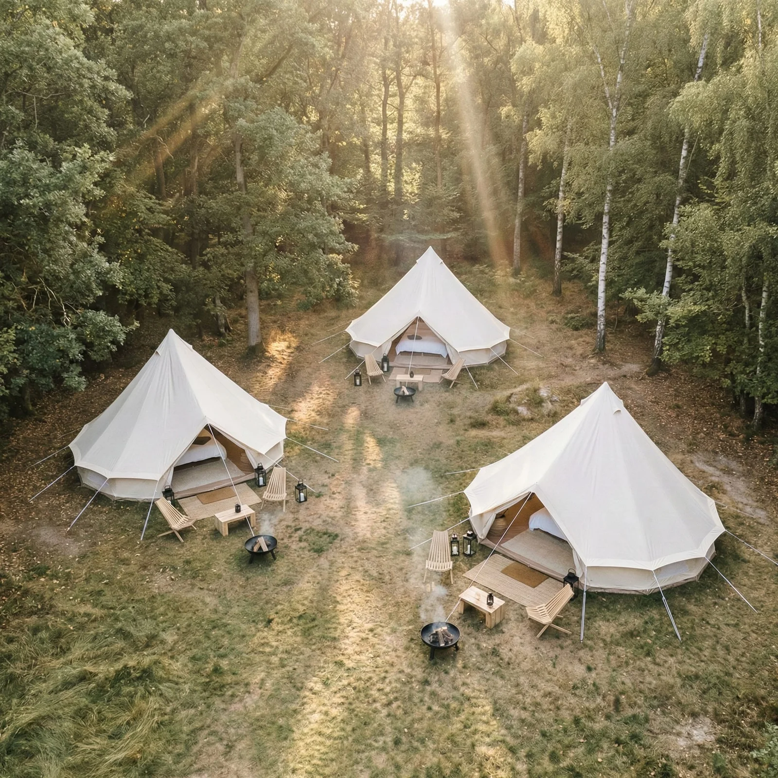 Glamping beduino con tende di lusso