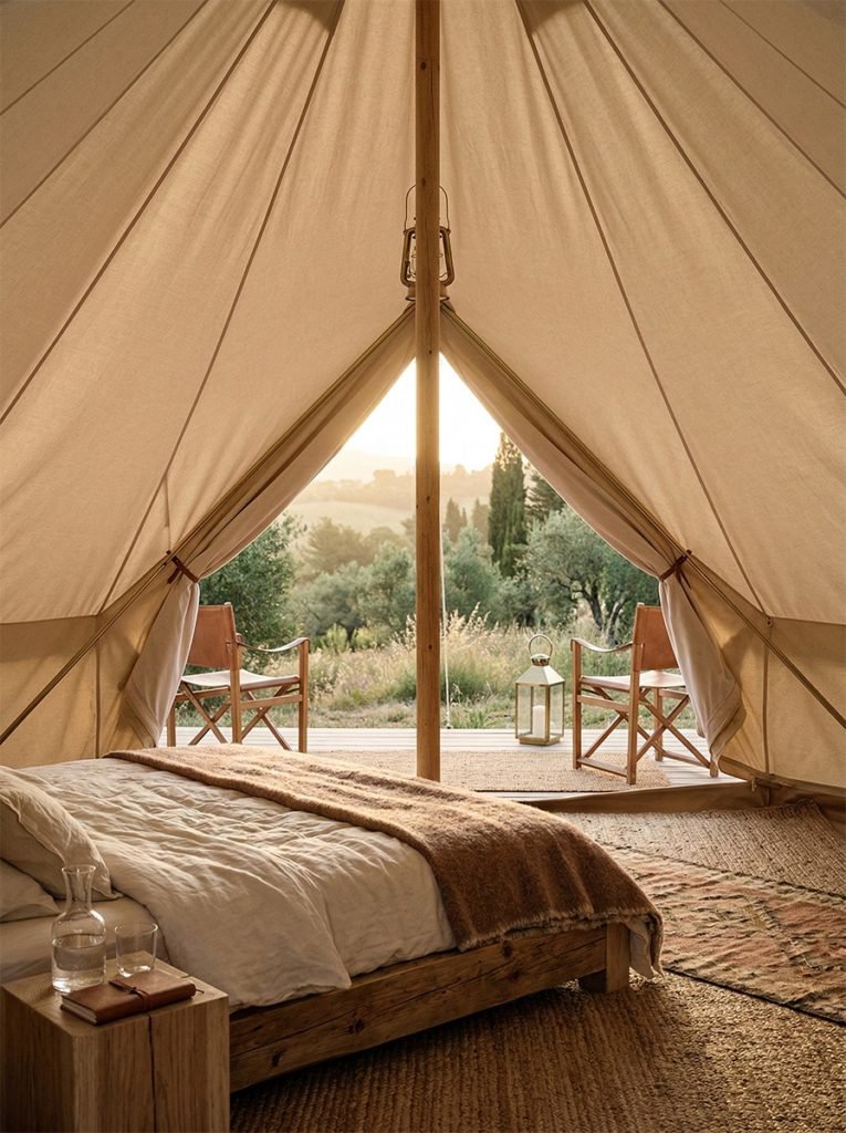bedouin glamping interno